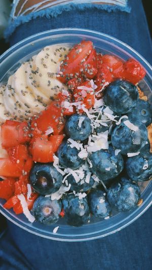 Açaí bowl at Oola Bowls - Central Market in Lancaster