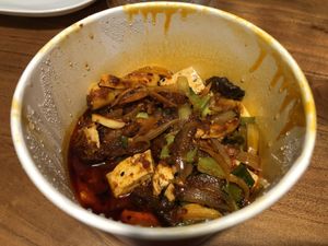 Spicy dish  at Do Shi Rak in Stuttgart