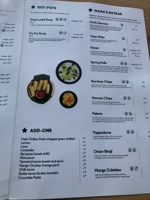 Menu  at Mango Mama - OVO in Wroclaw