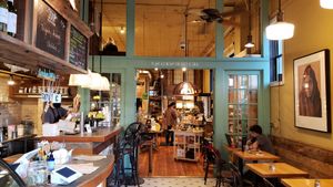 Quaint interior (November 2020). at Tao Natural Foods Organic Cafe in Minneapolis