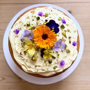 A Dairy after Birthday Cake at The Cook Book in St Just