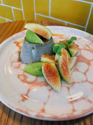 One of our favorite desserts of the week at Pequeno Café e Bistrô - Arroios in Lisbon