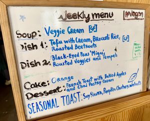 English menu! 😄 at Pequeno Café e Bistrô - Arroios in Lisbon