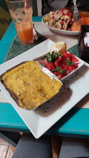 Pastel de choclo at Estrella Negra in San Pedro De Atacama