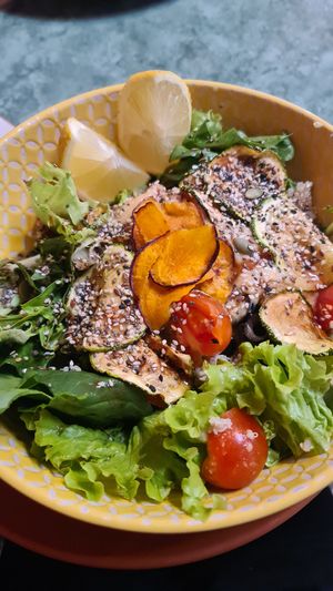 Apu salad at Estrella Negra in San Pedro De Atacama