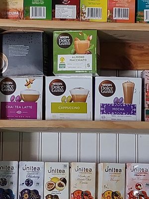 Vegan almond macchiato at Estrella Negra in San Pedro De Atacama