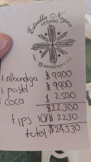 Pastel de choclo estava bem gostoso, almôndega estava ok at Estrella Negra in San Pedro De Atacama