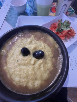 Pastel de choclo  at Estrella Negra in San Pedro De Atacama