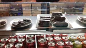 Vegan snickers dessertt  at Estrella Negra in San Pedro De Atacama