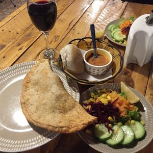 Fresh Empanada at Estrella Negra in San Pedro De Atacama