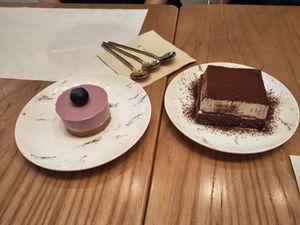Cheesecake & Tiramisu. at Vegegood 素来很好 in Shanghai