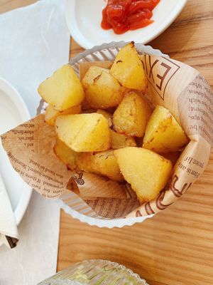 Upgrade potatoes  at Vegegood 素来很好 in Shanghai