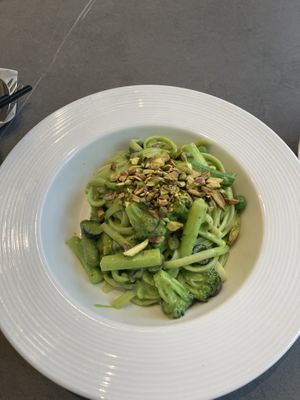 Linguine with pistachio sauce   at Vegegood 素来很好 in Shanghai