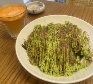 Avocado bowl (underneath is lettuce and greens so you mix it through)  at Vegegood 素来很好 in Shanghai