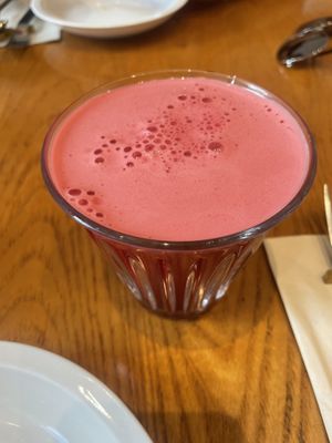 Beetroot juicee  at Vegegood 素来很好 in Shanghai