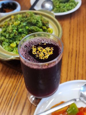 Sour plum juice at Vegegood 素来很好 in Shanghai