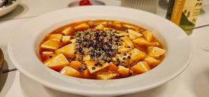 tofu with quinoa at Vegegood 素来很好 in Shanghai