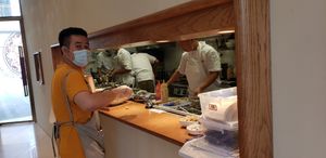 Interior has view of kitchen at Vegegood 素来很好 in Shanghai