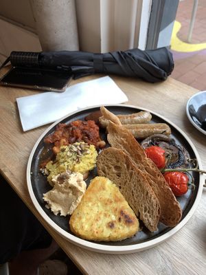 Vegan breakfast  at 17 Grams in Brighton