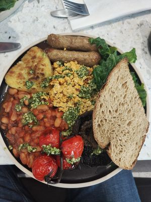 Plant breakfast - delicious. (£13) at 17 Grams in Brighton