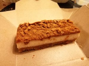Biscoff cheesecake at Huns in Leicester
