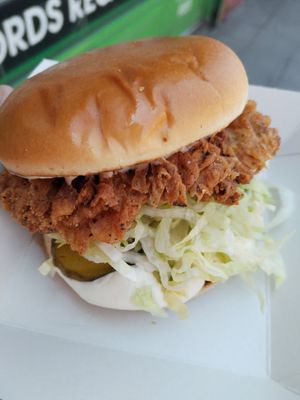 Classic burger at Huns in Leicester