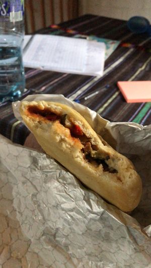 Empanadas at Salud Para Vida in San Pedro La Laguna