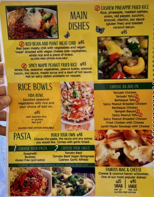 menu at Salud Para Vida in San Pedro La Laguna