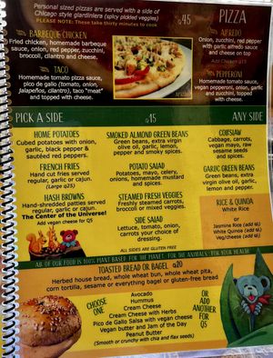 menu at Salud Para Vida in San Pedro La Laguna