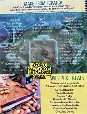 menu at Salud Para Vida in San Pedro La Laguna