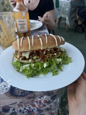 Sub with vegan cheese   at Salud Para Vida in San Pedro La Laguna