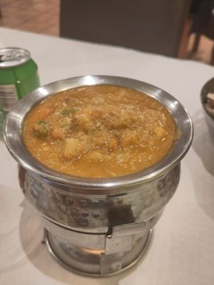 Vegetable curry at Azafran in Alicante