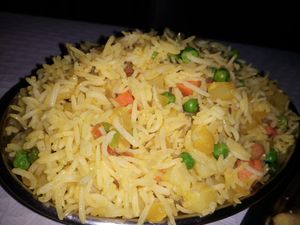 Arroz con verduras at Azafran in Alicante