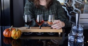 Went home with a bottle of Resurrection Rose at Coffin Ridge Boutique Winery in Meaford