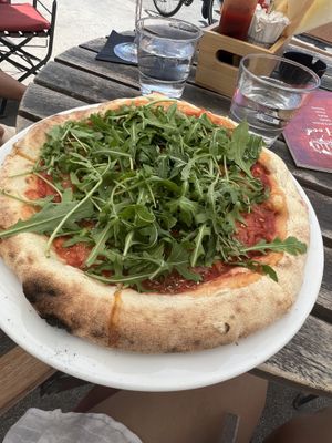 They have vegan cheese for vegan pizzas. Scrambled tofu and a few Buddha bowls and also dairy free milk   at Cafinho in Piran
