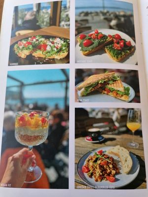 Photos from vegan menu at Cafinho in Piran