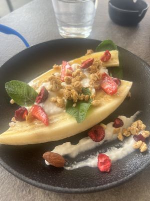 Vegan yogurt was so good   at Cafinho in Piran