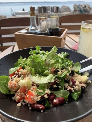 Buddha Bowl Mix - say no dressing and no feta at Cafinho in Piran