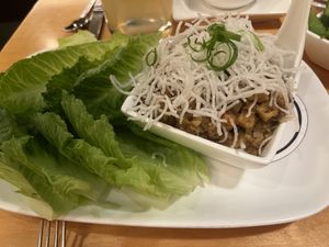 Vegan lettuce wraps  at Red Ginger in Traverse City