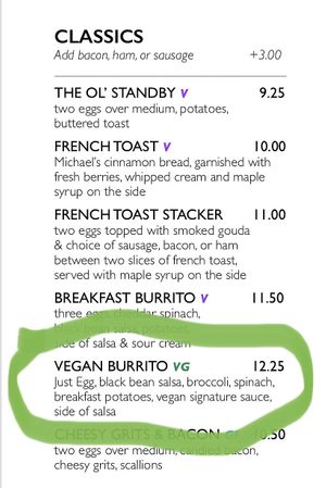 Menu for Summer 2023  at Speckled Hen Coffee in Strasburg