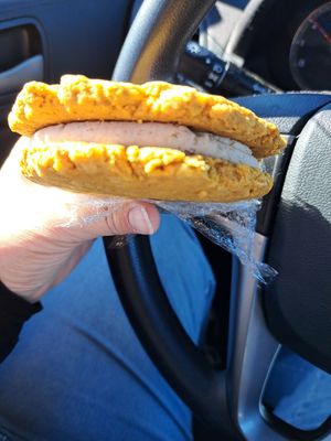 Oatmeal cream pie at Speckled Hen Coffee in Strasburg