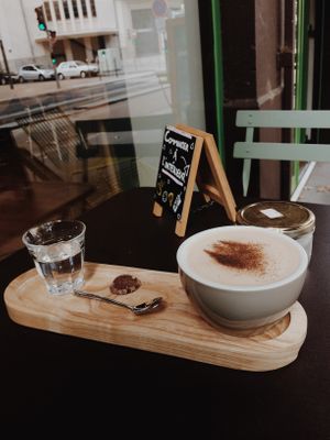 Chaï latte at NewTree - Guichard in Lyon