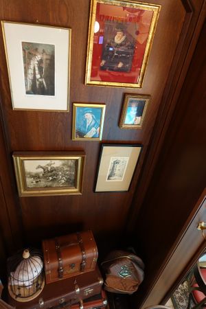 Decoration at Phoenix Book Café in Klagenfurt