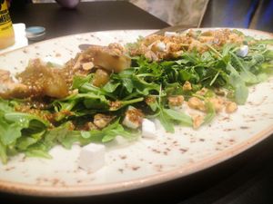 Ensalada de pera confitada at Street & Soul in Toledo