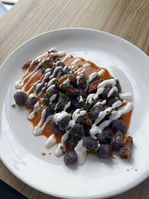 Purple gnocchi  at Street & Soul in Toledo