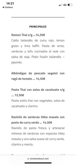 Menu  at Street & Soul in Toledo