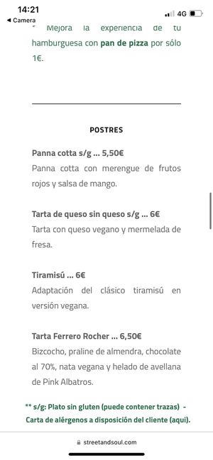 Menu  at Street & Soul in Toledo