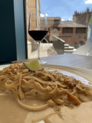 Pad thai and views  at Street & Soul in Toledo