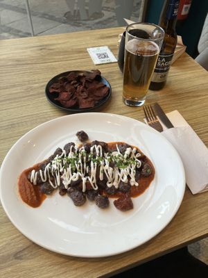 Purple gnocchi   at Street & Soul in Toledo