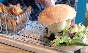 The best burger at Street & Soul in Toledo